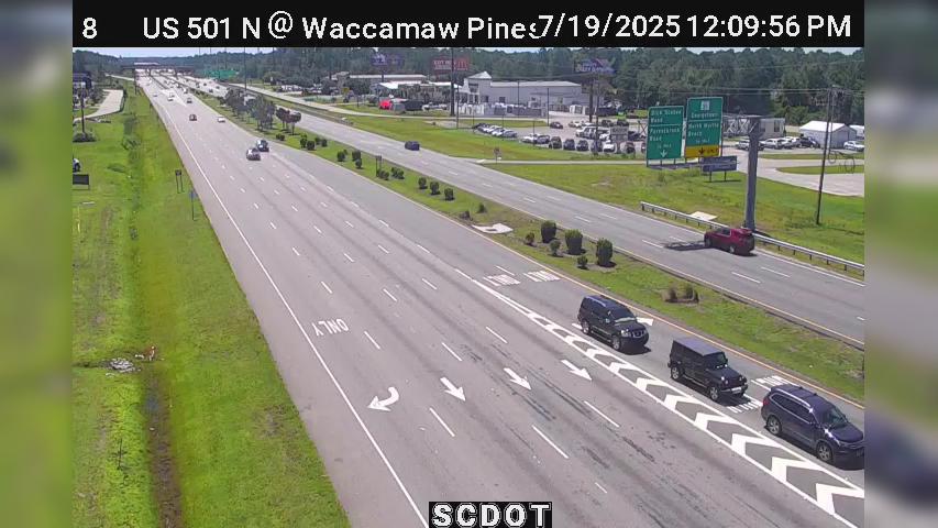 Traffic Cam Westwood Estates: US 501 N @ Waccamaw Pines Dr