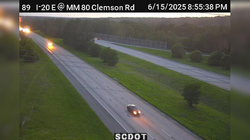 Traffic Cam Chimney Ridge: I-20 E @ MM 80 (Clemson Rd)