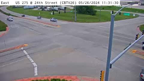 Traffic Cam Council Bluffs: CB - US 275 @ 24th Street (26)