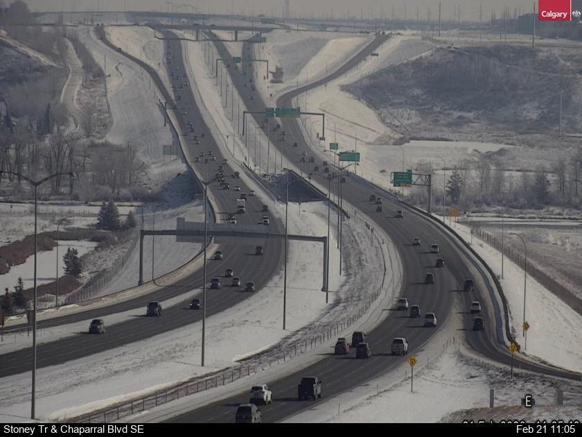 Traffic Cam Chaparral: Stoney Trail and - Boulevard SE