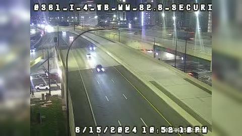 Traffic Cam Orlando: I-4 @ MM 82.8-SECURITY WB