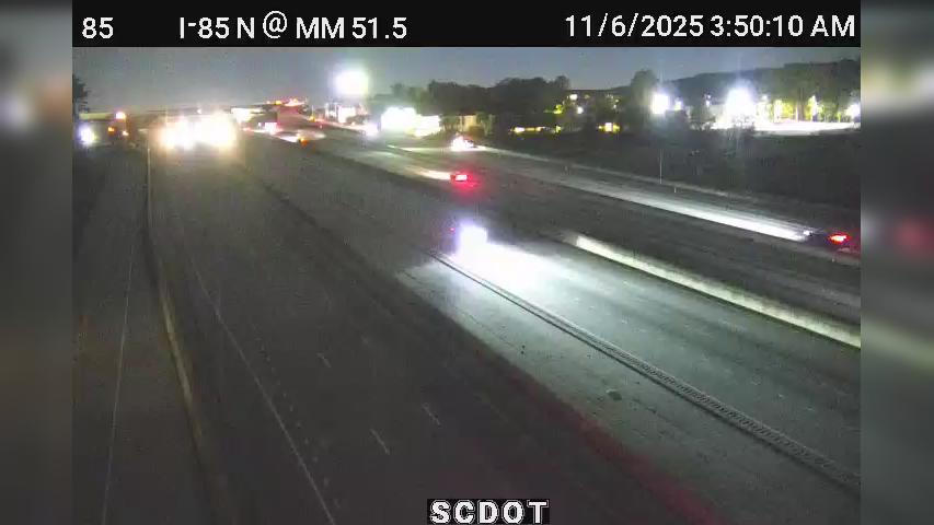 Traffic Cam Asheton Springs: I-85 N @ MM 51.5