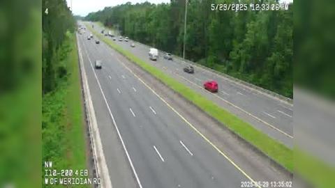 Traffic Cam Macon: I10-MM 200.4EB-W of Meridian