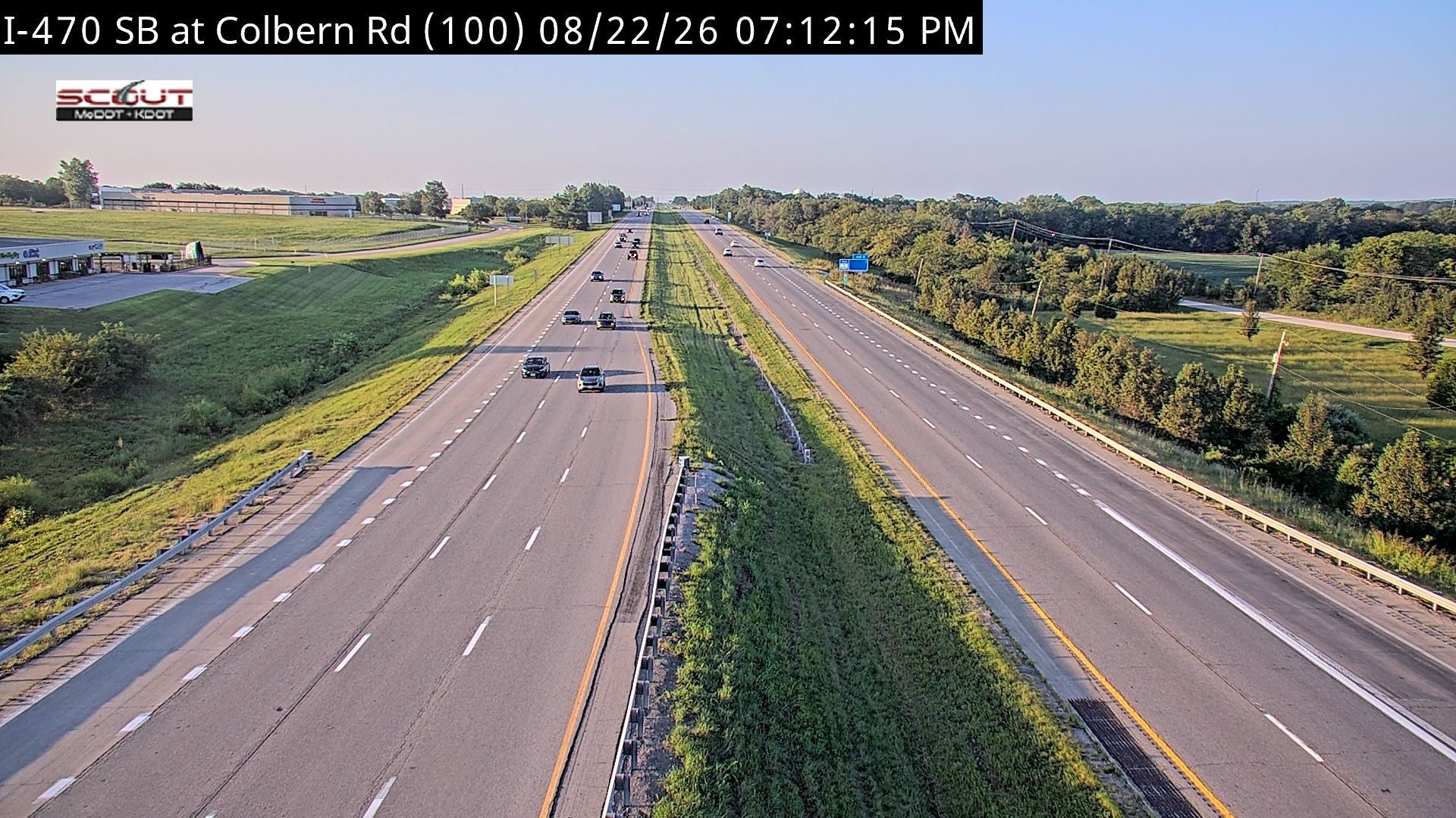Traffic Cam Lee's Summit: I-470 S @ COLBERN ROAD
