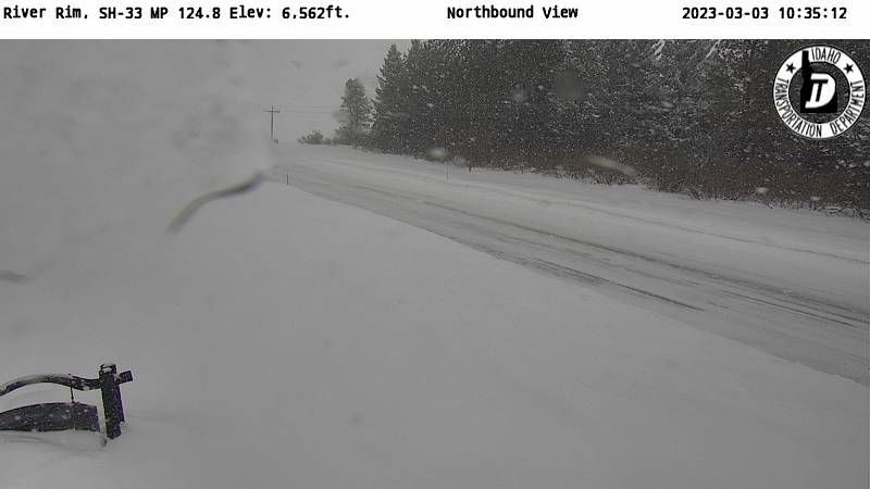 Traffic Cam Tetonia › North: SH 33: River Rim: North