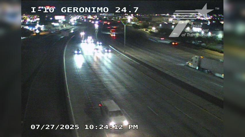 Traffic Cam El Paso › West: IH-10 @ Geronimo