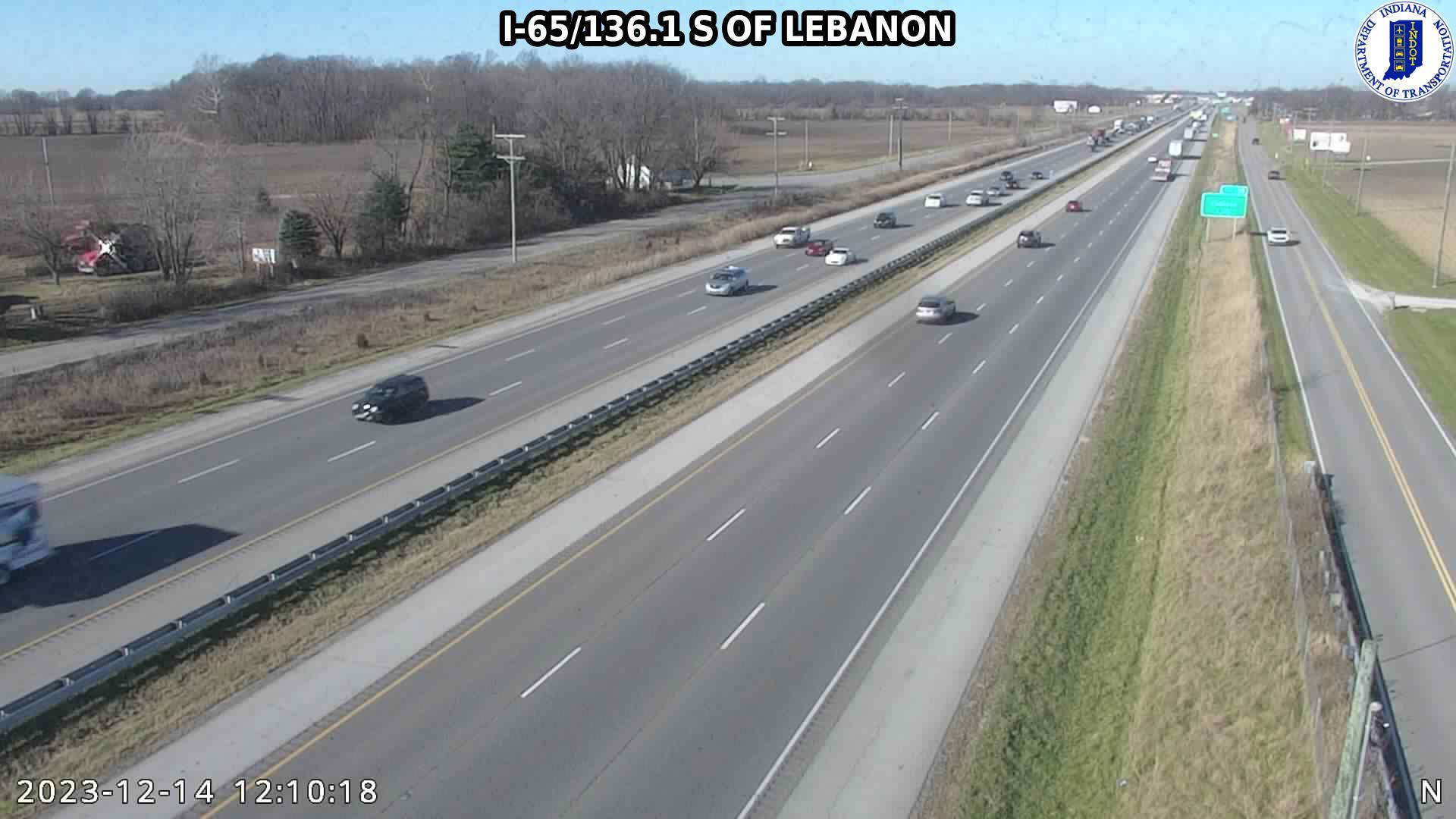 Traffic Cam Dale: I-65: I-65/136.1 S OF LEBANON