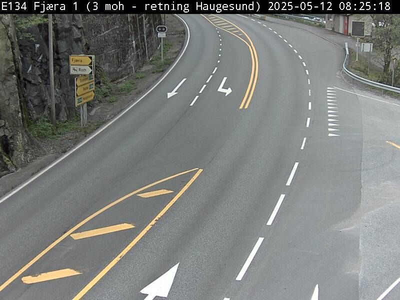 Traffic Cam Fjaera: E134 - Haugesund