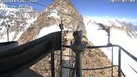 Dernière vue de jour à partir de Casa Purtud: Chamonix bicable gondola