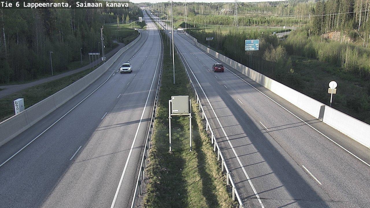 Traffic Cam Lappeenranta: Tie - Saimaan kanava - Imatralle