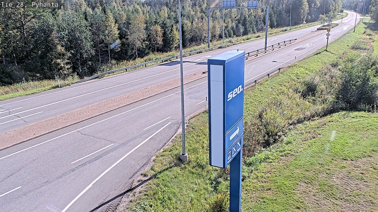 Traffic Cam Pyhanta: Tie 28 Pyhäntä - Kokkolaan