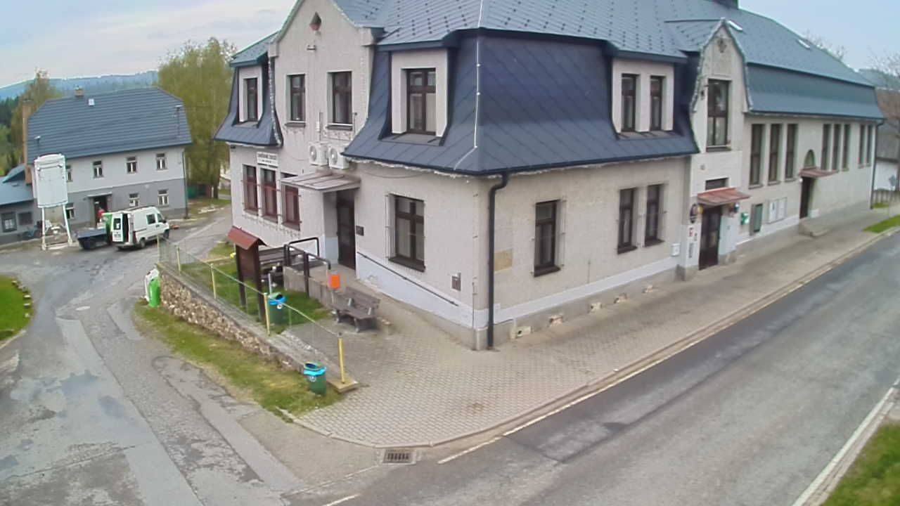 Traffic Cam Slapanov: Šlapanov - Kraj Vysočina, Česko: Obecní úřad