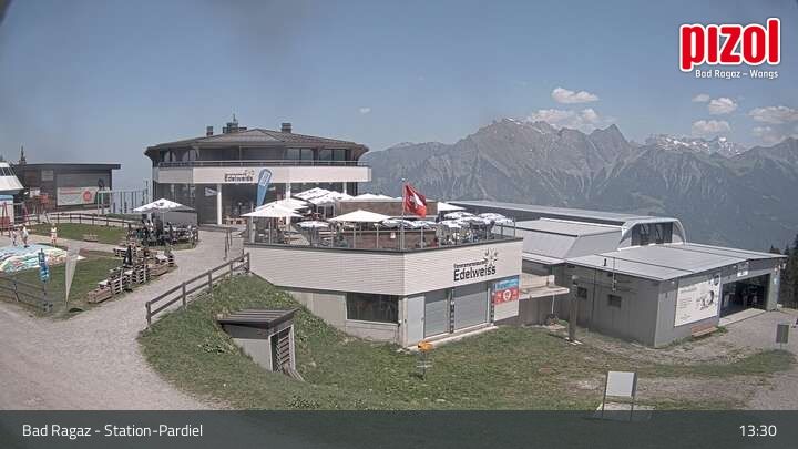 Bad Ragaz: Pizol - Station-Pardiel