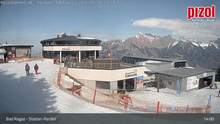 Bad Ragaz: Pizol - Station-Pardiel