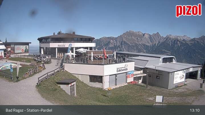 Bad Ragaz: Pizol - Station-Pardiel