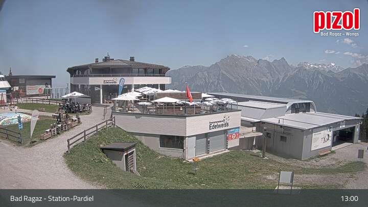Bad Ragaz: Pizol - Station-Pardiel