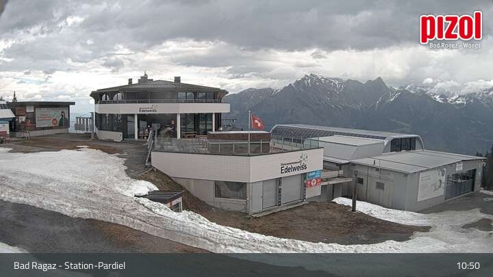 Bad Ragaz: Pizol - Station-Pardiel