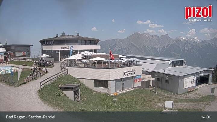 Bad Ragaz: Pizol - Station-Pardiel
