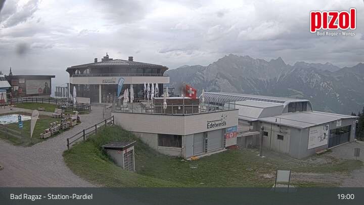 Bad Ragaz: Pizol - Station-Pardiel