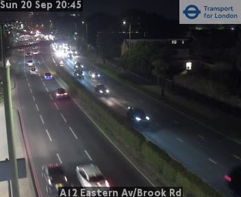 Traffic Cam Heathfield and Waldron: A12 Eastern Av/Brook Rd