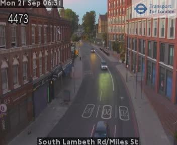 Traffic Cam London: South Lambeth Rd/Miles St