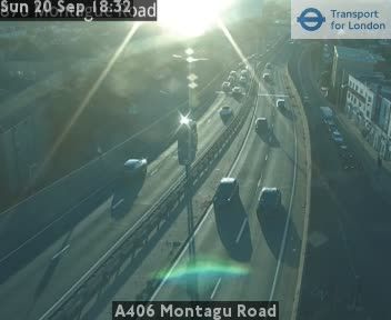 Traffic Cam London Borough of Haringey: A406 Montagu Road