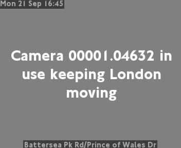 Traffic Cam London: Battersea Pk Rd/Prince of Wales Dr