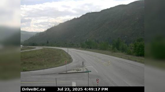 Traffic Cam Barriere › South: Hwy 5 at Agate Bay Rd, south of - looking south
