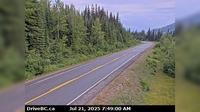 Trail › North: Hwy B, about km north of Rossland and km south of summit, looking north
