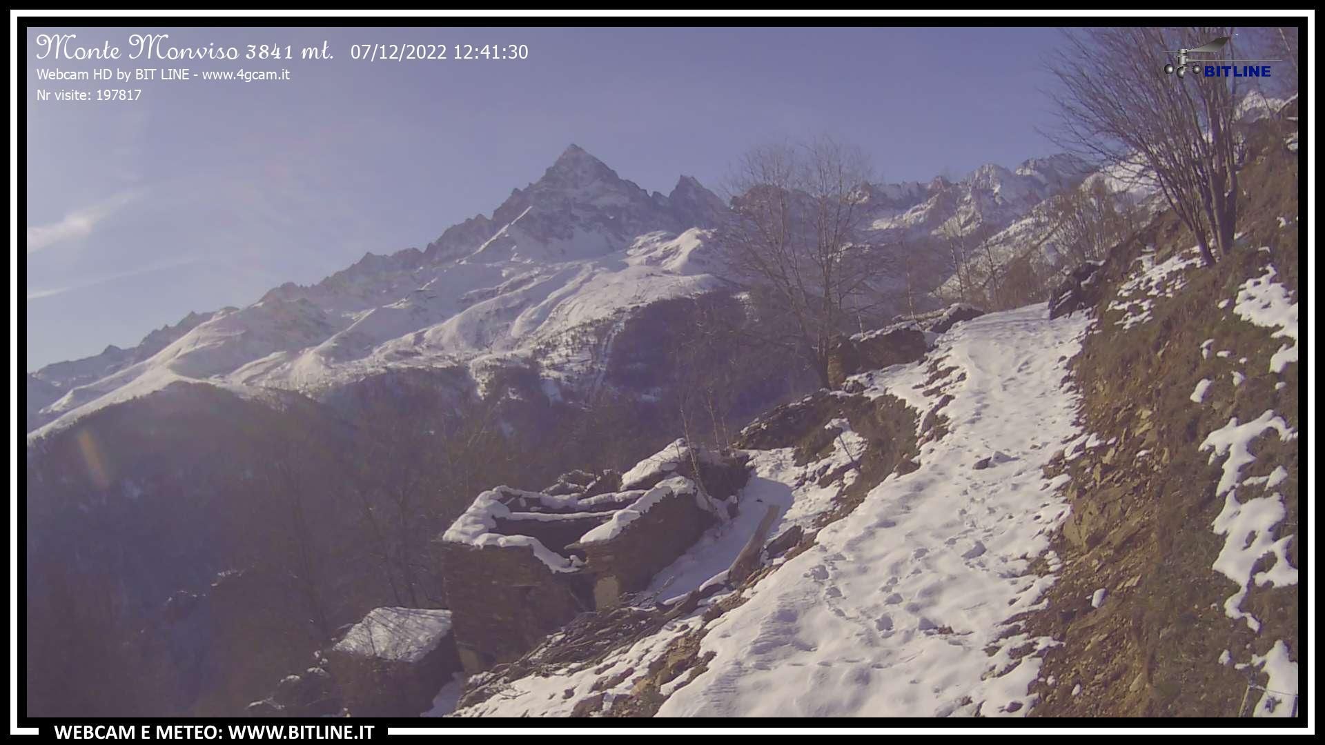 Traffic Cam Pontechianale: Monviso