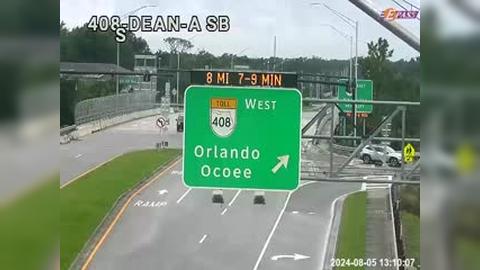 Traffic Cam Alafaya: Dean Rd. N of SR 408