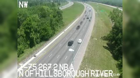 Traffic Cam Temple Terrace: I-75 NB at MM 267.8