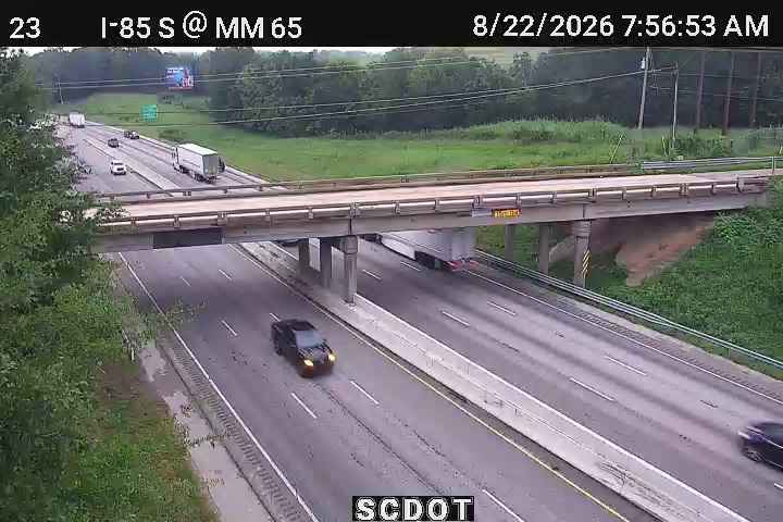 Traffic Cam Snoddy: I-85 N @ MM