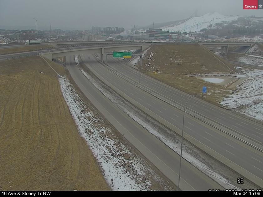 Traffic Cam Greenwood: 16 Avenue - Stoney Trail NW