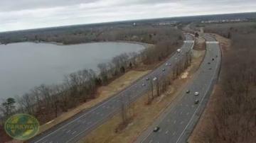 Traffic Cam Ramtown › North: MM 095.3 n/o Exit 91 - CR-549 Reservoir (Brick Twp)