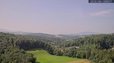 South View of Villars-sur-Glane Landscape