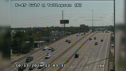 Traffic Cam Houston › South: I-45 Gulf @ Tellepsen (N)