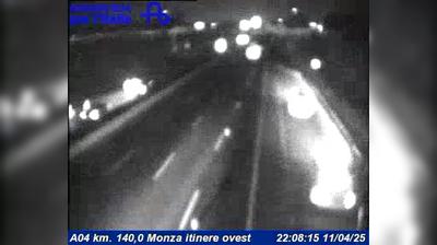 Preview delle webcam di San Damiano: A04 km. 140,0 Monza itinere ovest