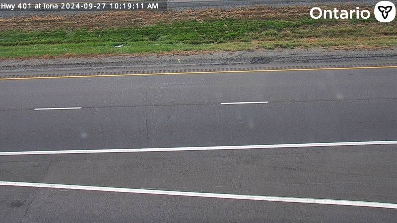 Traffic Cam Southwold: Highway 401 at Iona