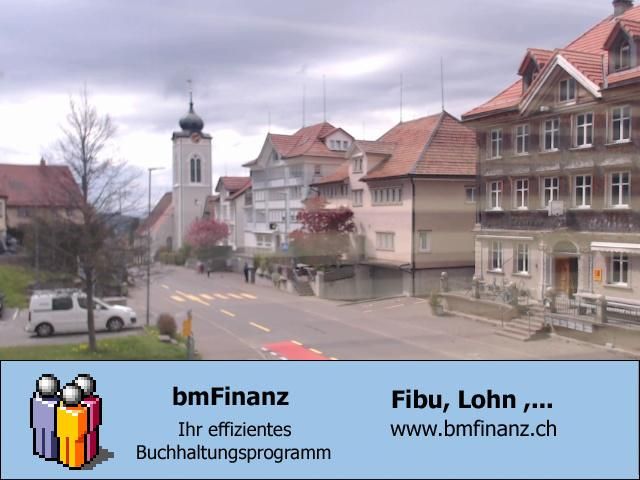 Wald: b&m Informatik GmbH - AR: Sicht auf die Kirche von - AR