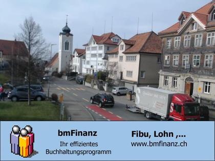 Wald: b&m Informatik GmbH - AR: Sicht auf die Kirche von - AR