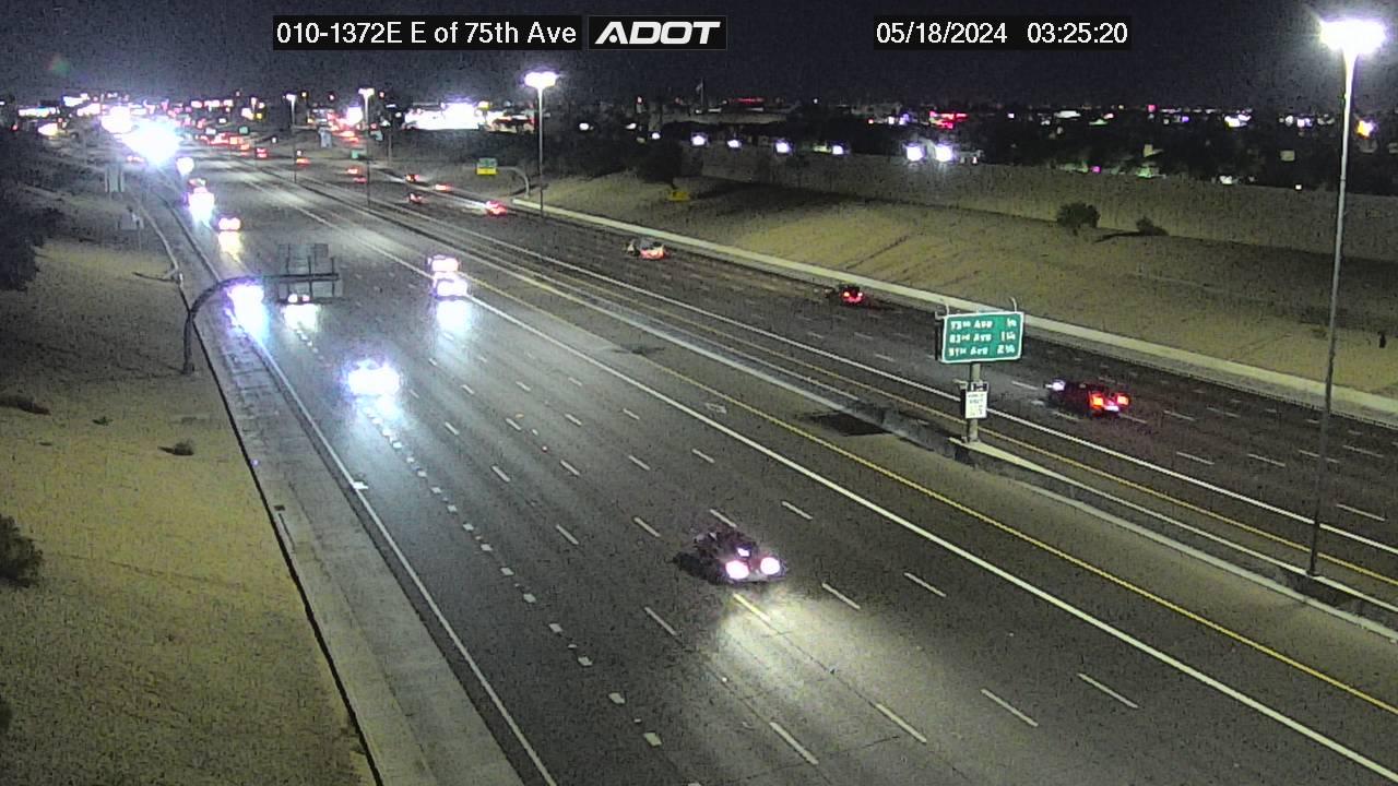 Traffic Cam Phoenix: I-10W and 75th Ave
