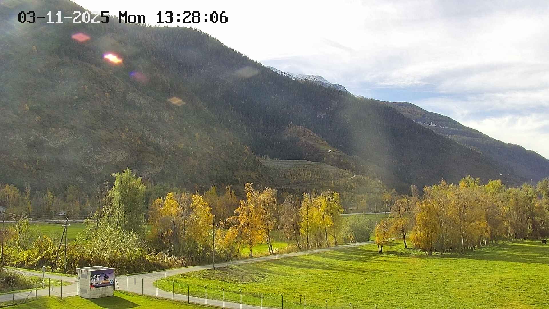 Raron: Air Zermatt - Station - Richtung Sion