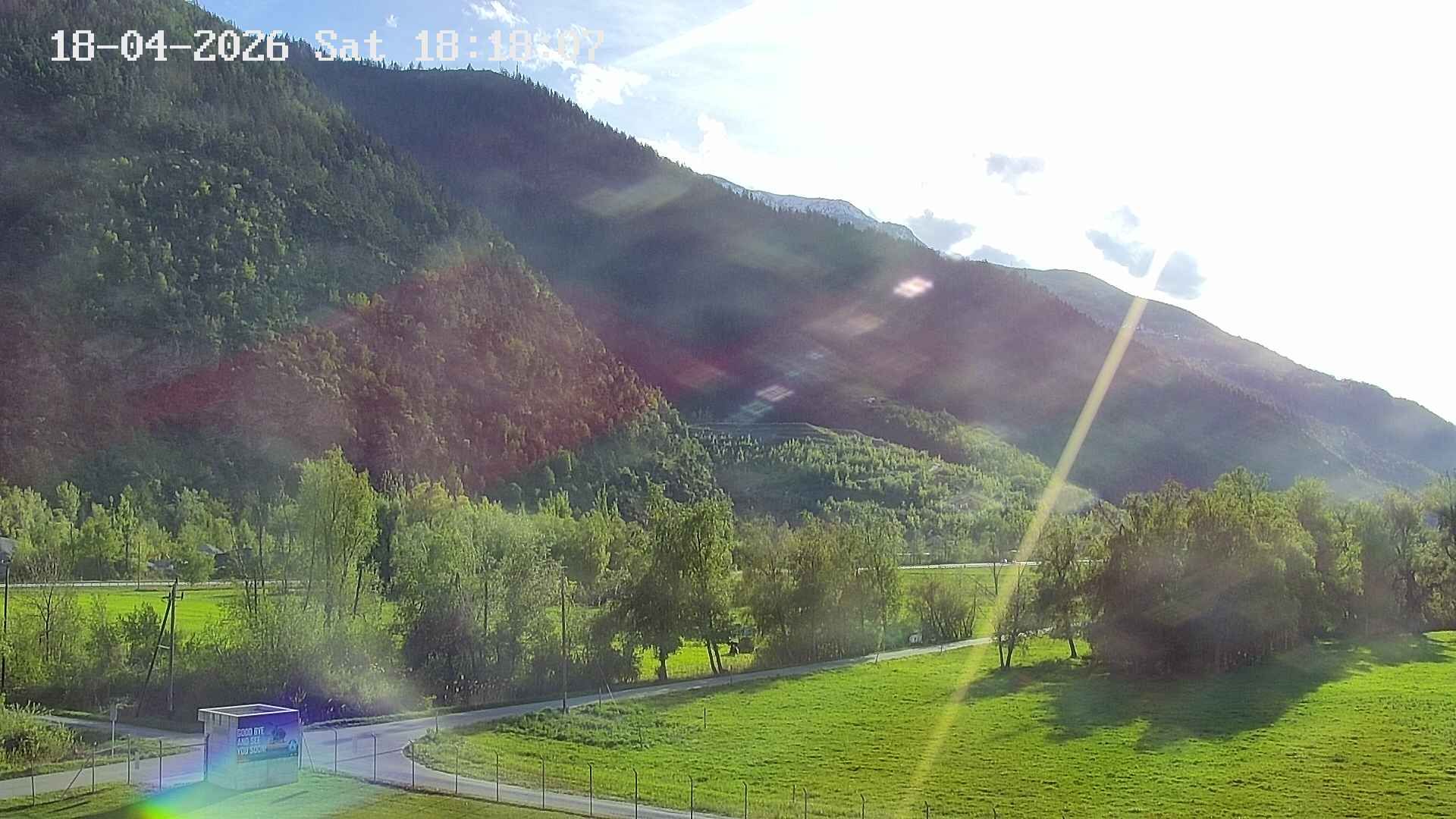 Raron: Air Zermatt - Station - Richtung Sion