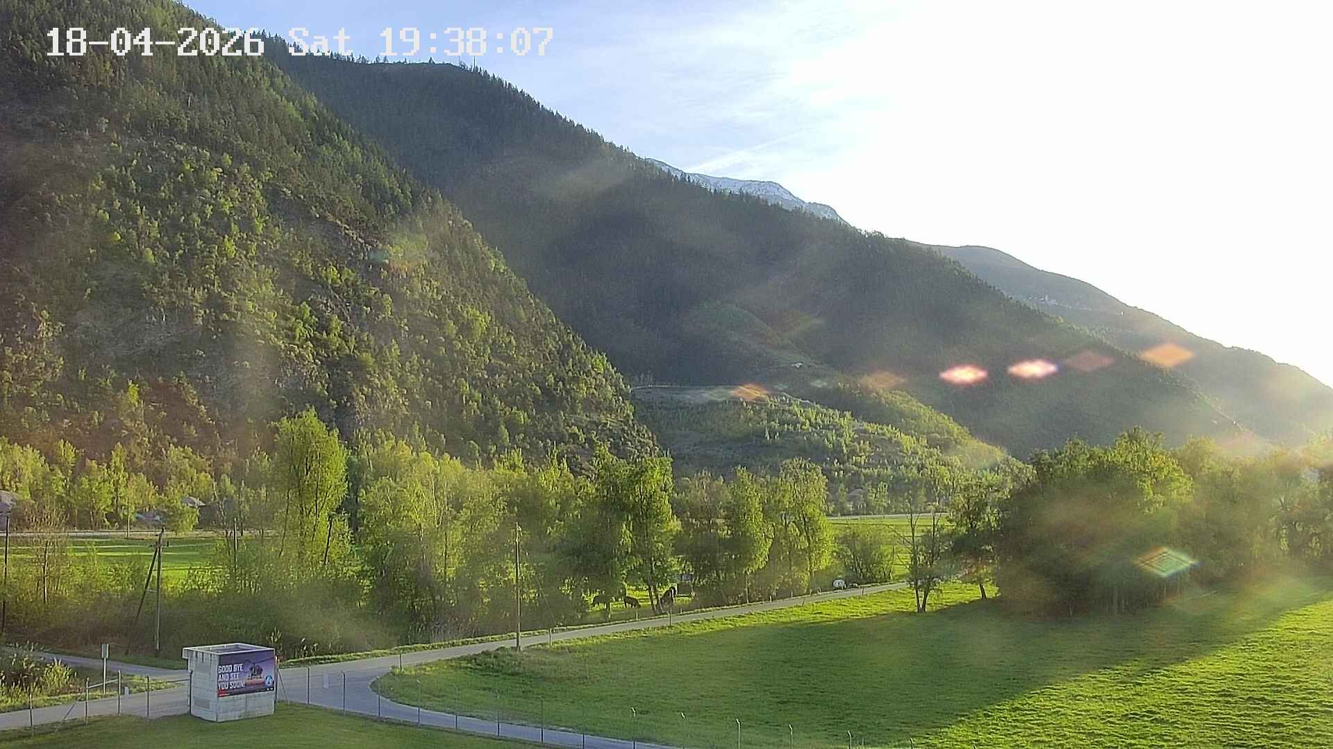 Raron: Air Zermatt - Station - Richtung Sion