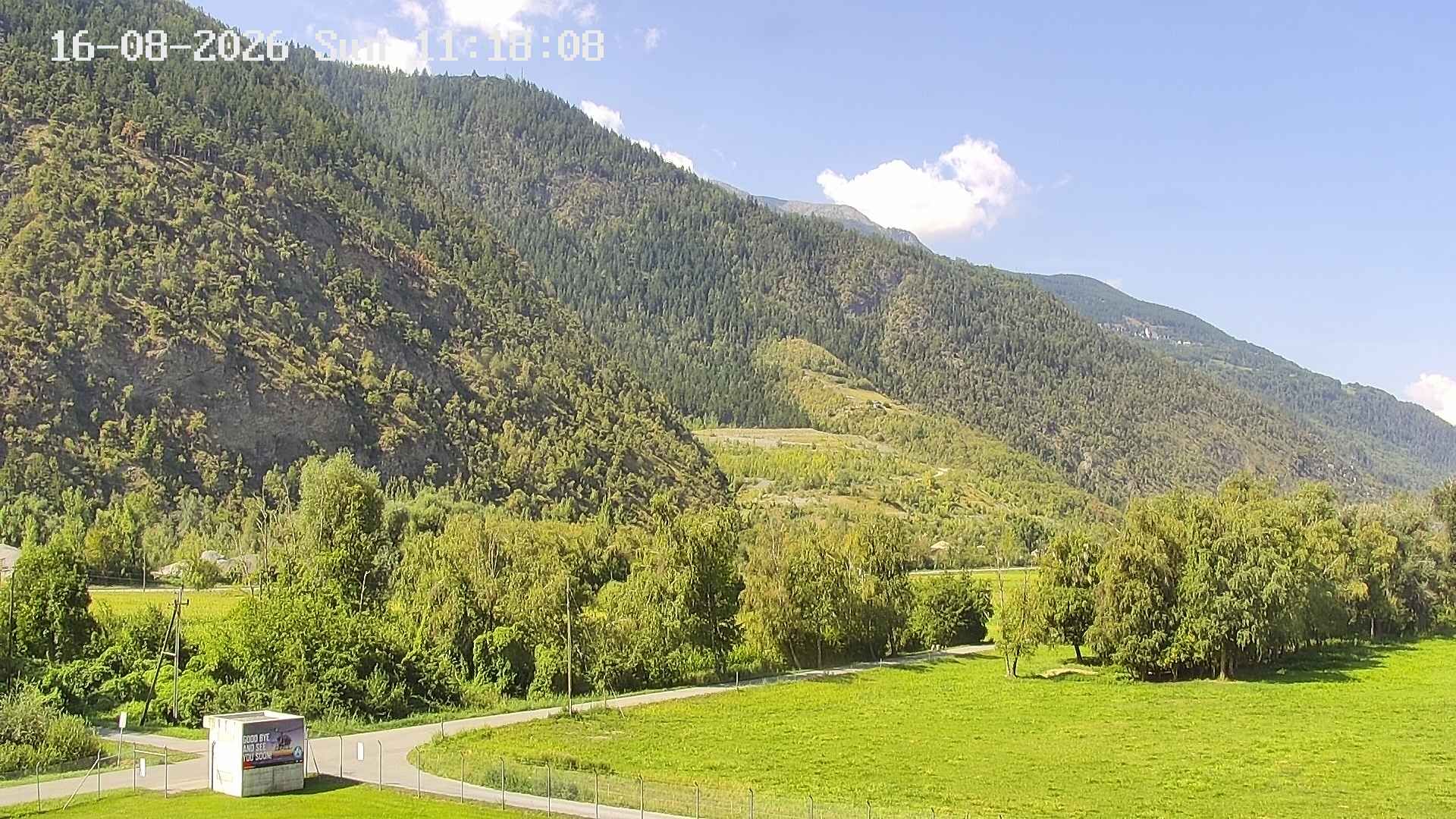 Raron: Air Zermatt - Station - Richtung Sion