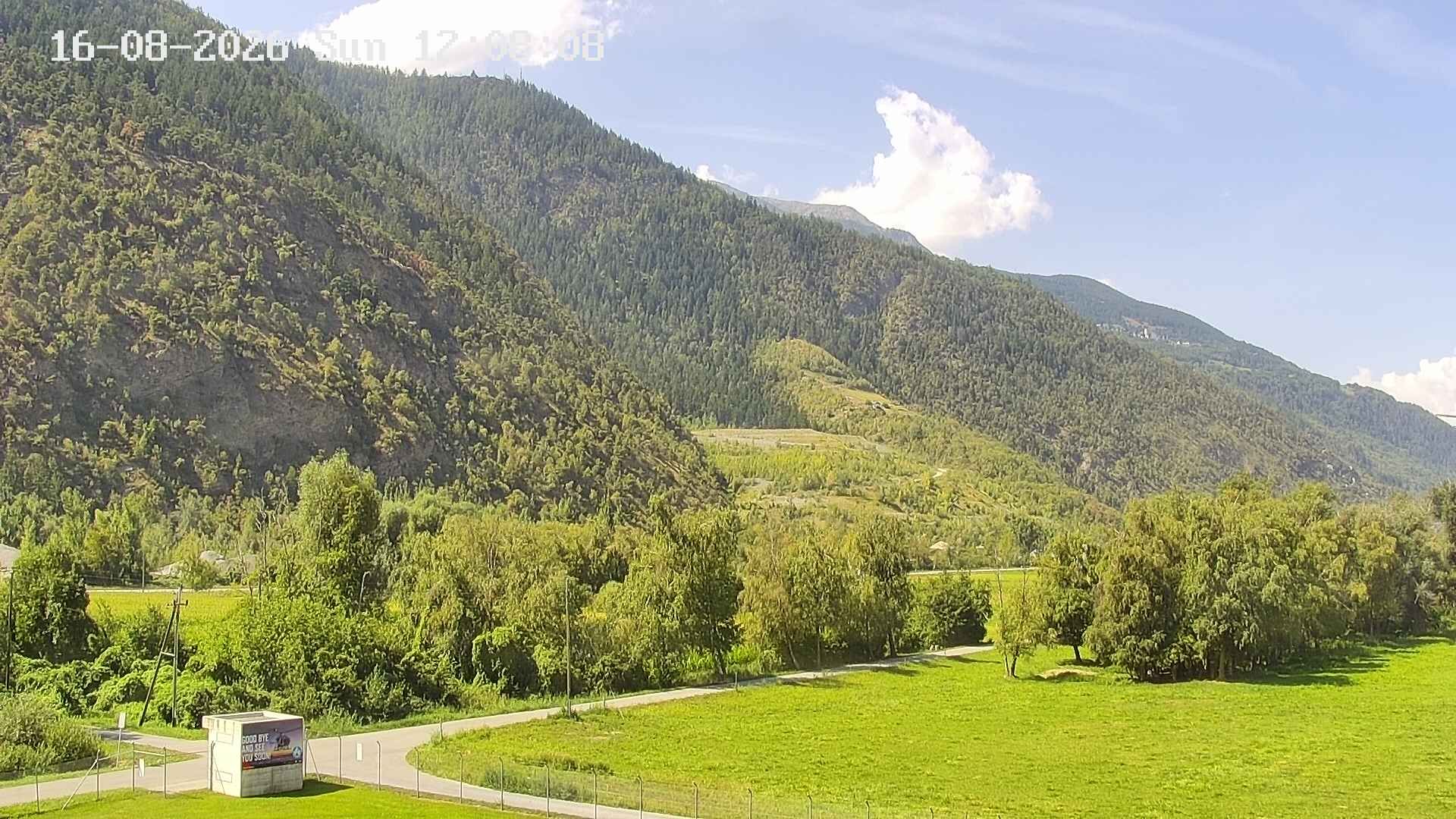Raron: Air Zermatt - Station - Richtung Sion