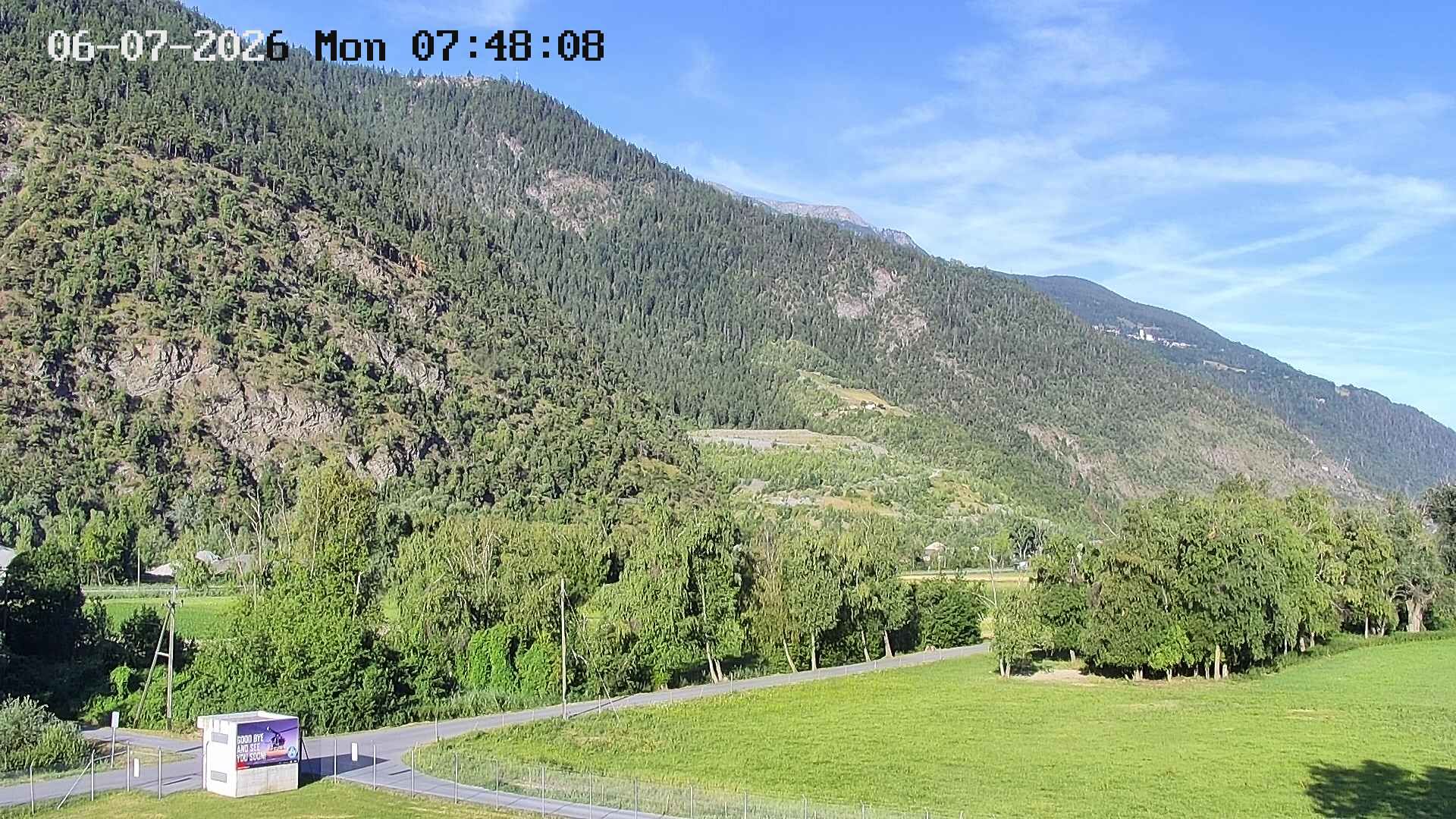 Raron: Air Zermatt - Station - Richtung Sion