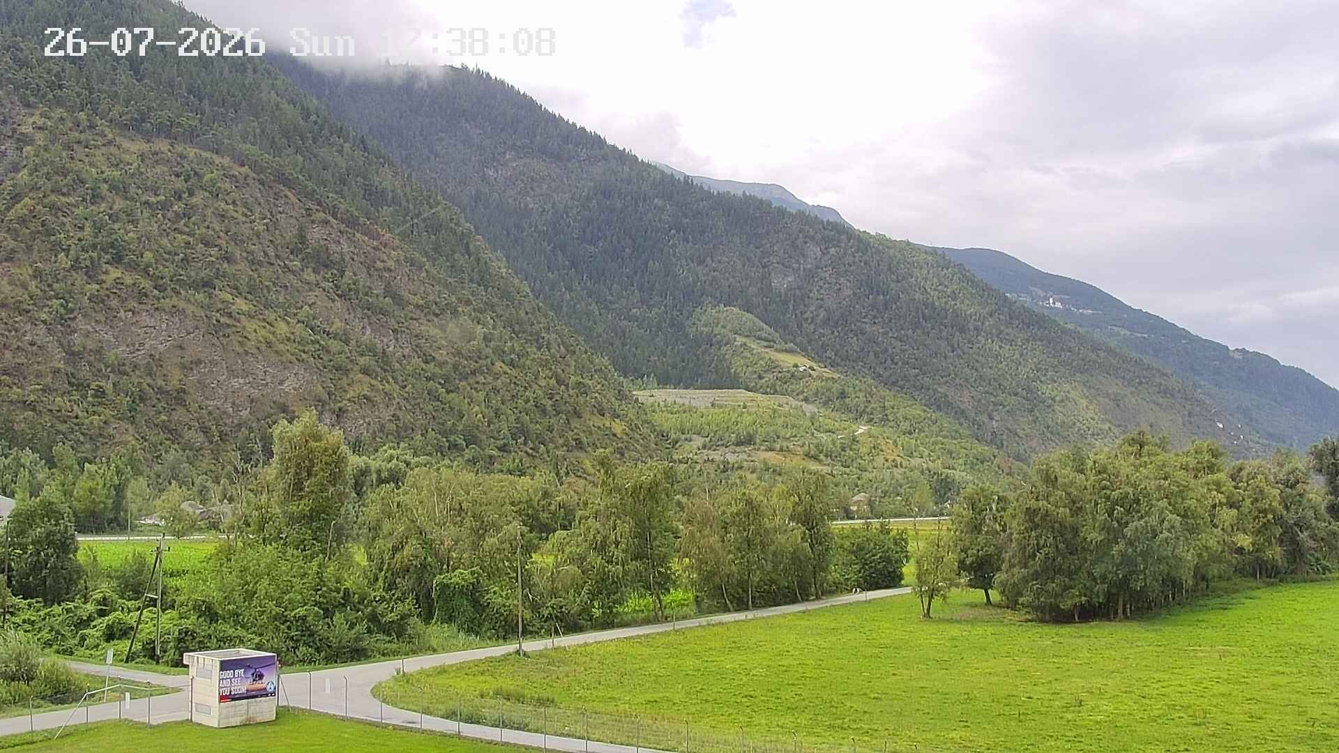 Raron: Air Zermatt - Station - Richtung Sion