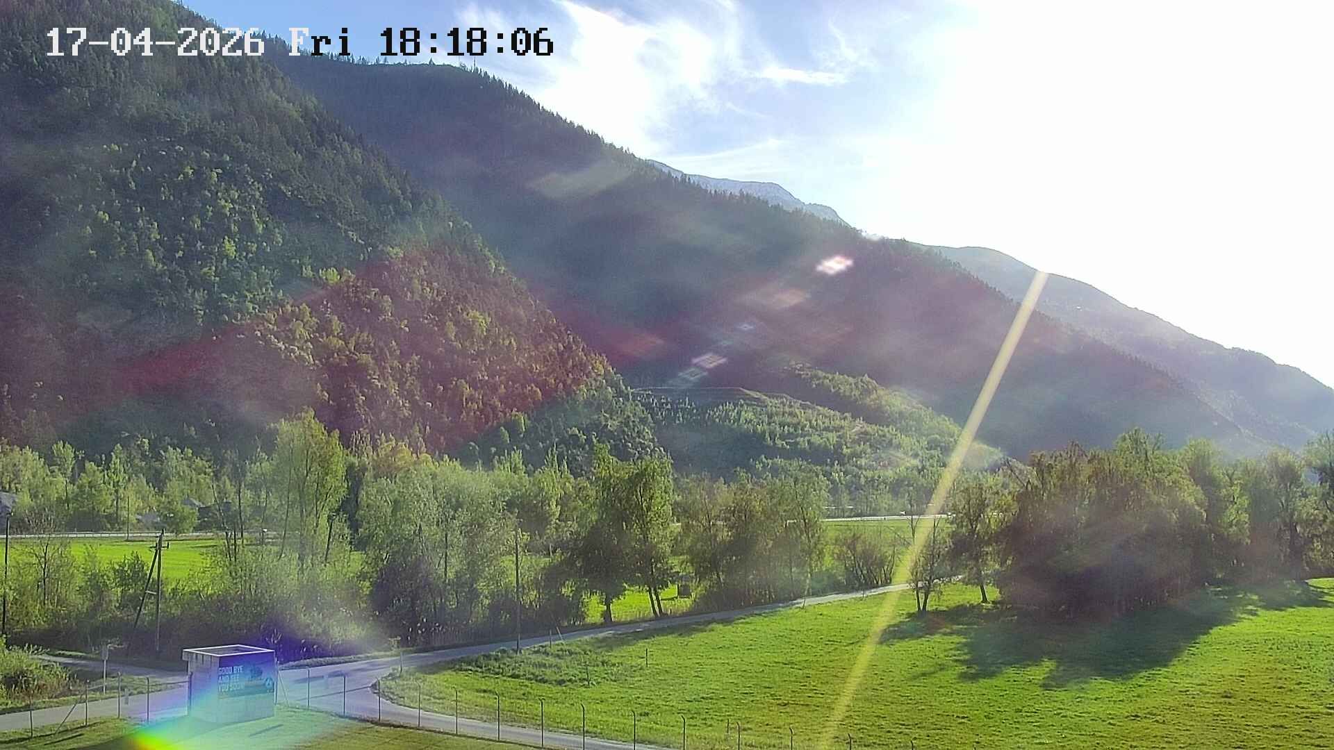 Raron: Air Zermatt - Station - Richtung Sion